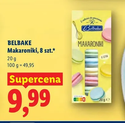 Makaroniki, 8 szt. promocja w Lidl