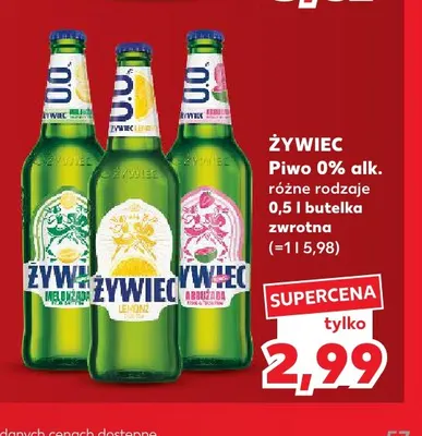 Piwo bezalkoholowe Żywiec Melonzada promocja w Kaufland