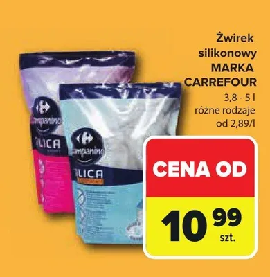 Żwirek silikonowy Carrefour promocja w Carrefour Market