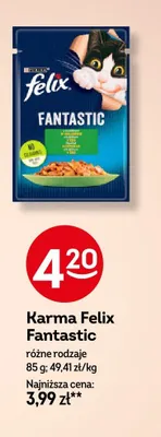 Karma dla kotów Felix Fantastic promocja w Żabka