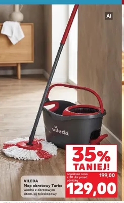 Mop obrotowy Turbo Vileda promocja w Kaufland