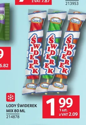 Lody Świderek mix promocja w Selgros