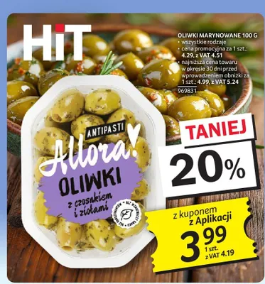 Oliwki marynowane Allora z czosnkiem i ziołami promocja w Selgros