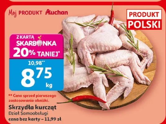 Skrzydła kurczą Mój Produkt Auchan promocja w Auchan