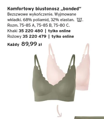 Biustonosz komfortowy bonded promocja w Tchibo