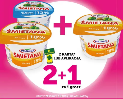 Śmietana do zup 12% promocja w Euro Sklep