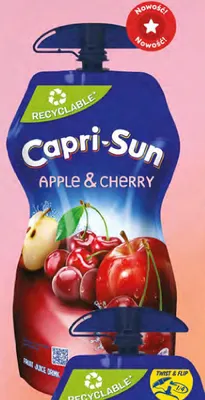 Napój niegazowany Capri-Sun Apple & Cherry promocja w Dino