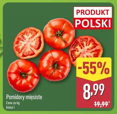 Pomidory mięsiste polskie klasa I promocja w Aldi