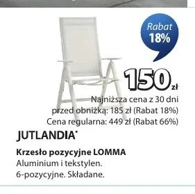 Krzesło pozycyjne Jutlandia Lomma promocja w Jysk