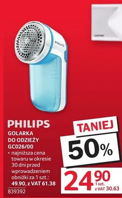 Golarka do ubrań Philips GC026/00 promocja w Selgros