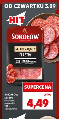 Salami węgierskie Sokołów promocja w Kaufland