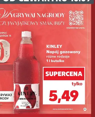 Napój gazowany Kinley promocja w Kaufland
