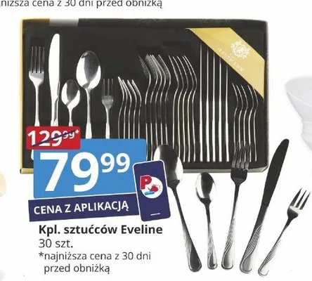 Komplet sztućców Eveline 30-pak promocja w Prymus AGD