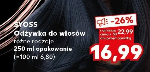 Odżywka do włosów Syoss promocja w Kaufland