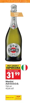 Wino musujące Martini Asti D.O.C.G. promocja w Biedronka