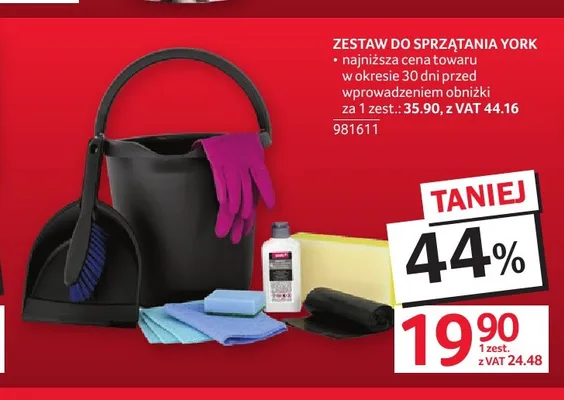 Zestaw do sprzątania York promocja w Selgros