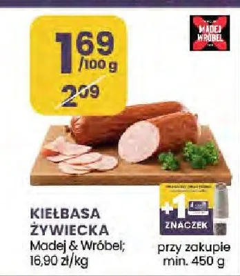 Kiełbasa Żywiecka Madej & Wróbel promocja w Stokrotka