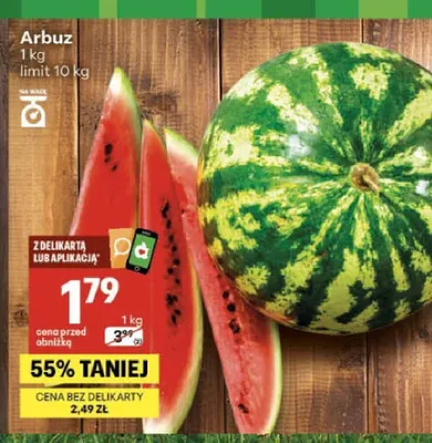 Arbuz promocja w Delikatesy Centrum