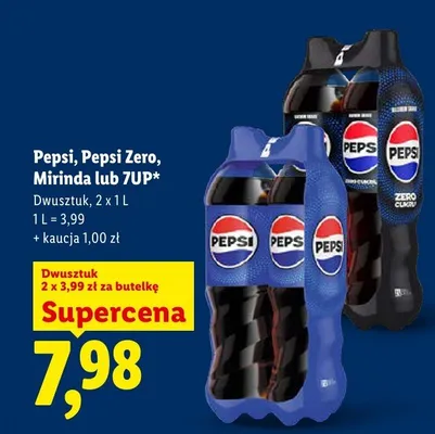 Napój gazowany Pepsi promocja w Lidl