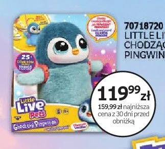 Zabawka Little Live Pets chodzący pingwinek promocja w Empik