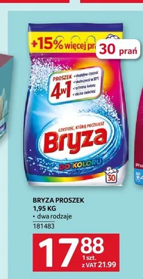Proszek do prania Bryza do koloru promocja w Selgros