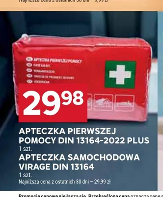 Apteczka samochodowa Virage DIN 13164 promocja w Stokrotka