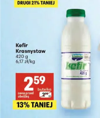 Kefir Krasnystaw promocja w Delikatesy Centrum