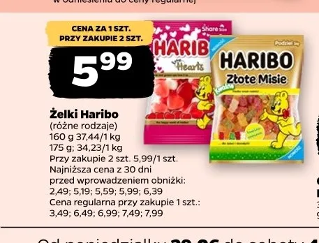 Żelki Haribo promocja w Netto
