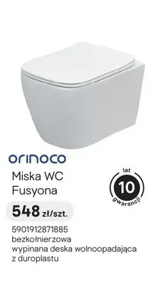 Miska WC Orinoco Fusyona promocja w Castorama