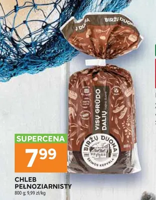 Chleb pełnoziarnisty Biržų Duona promocja w Stokrotka