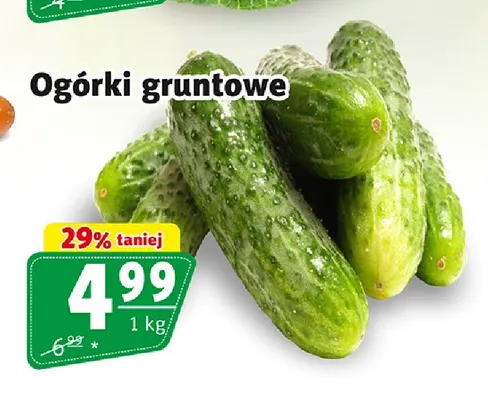 Ogórki gruntowe promocja w Prim Market