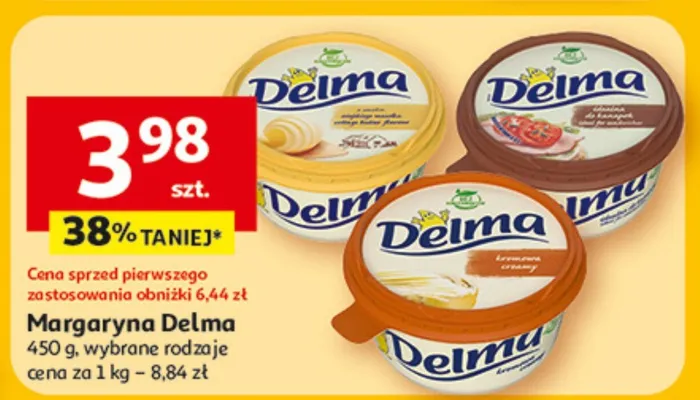 Margaryna Delma promocja w Auchan