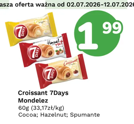 Croissant 7Days Hazelnut Mondelez promocja w Limonka