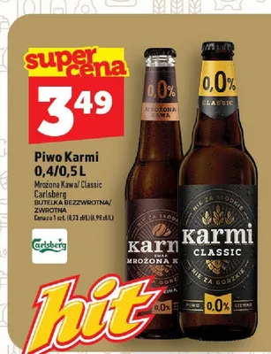 Piwo bezalkoholowe Karmi Classic promocja w TOPAZ