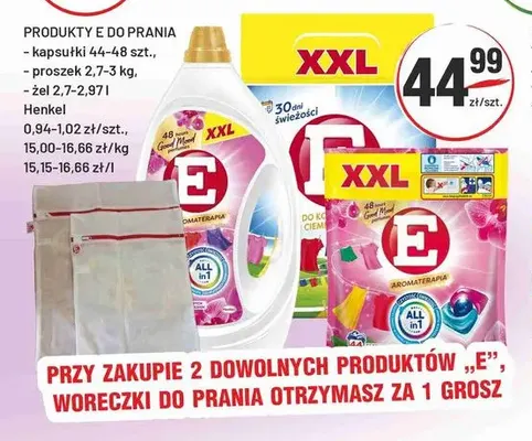 Kapsułki do prania E promocja w Sedal