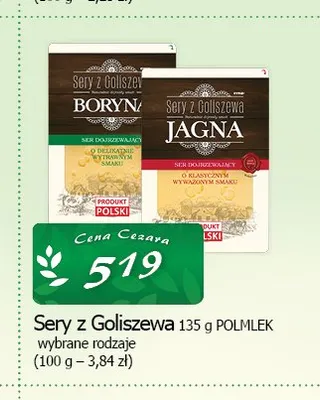 Ser Jagna Sery z Goliszewa Polmlek promocja w CEZAR Delikatesy