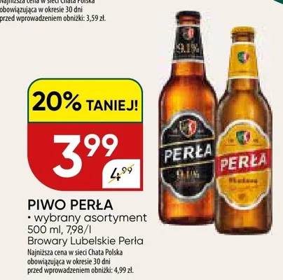 Piwo promocja w Chata Polska