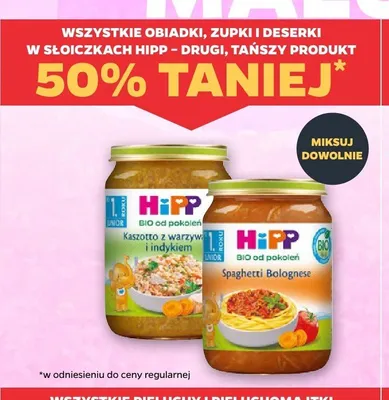 Danie dla niemowląt Spaghetti Bolognese Hipp promocja w Netto