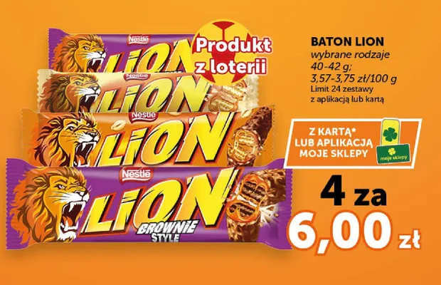 Baton Lion White promocja w Groszek