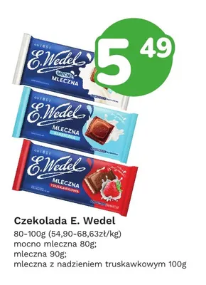 Czekolada mleczna z nadzieniem truskawkowym promocja w Limonka