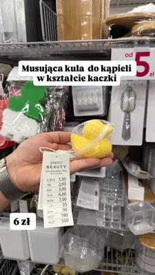 Musująca kula do kąpieli kaczka Pepco Beauty promocja w Pepco