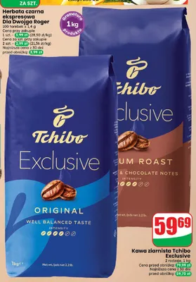 Kawa ziarnista Tchibo Exclusive Original promocja w Dino