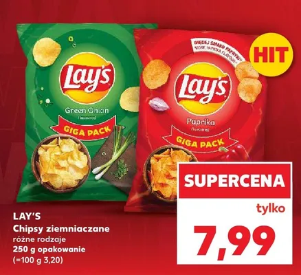 Chipsy ziemniaczane Paprika promocja w Kaufland