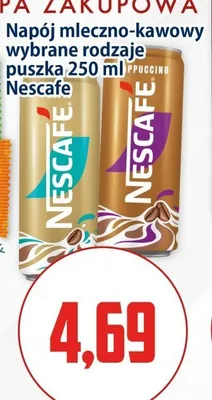 Napój mleczno-kawowy Nescafe Macchiato promocja w Kupiec