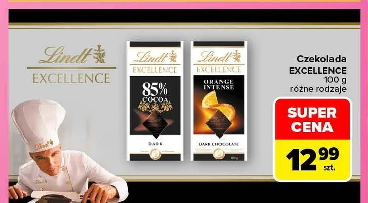Czekolada Lindt Excellence promocja w Carrefour