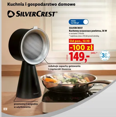 Kuchenny oczyszczacz powietrza Silvercrest promocja w Lidl