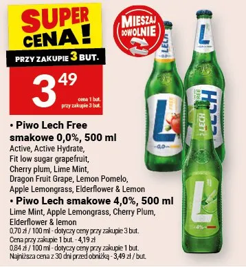 Piwo Lech smakowe promocja w Twój Market