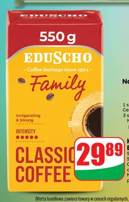 Kawa mielona Eduscho Family promocja w Dino