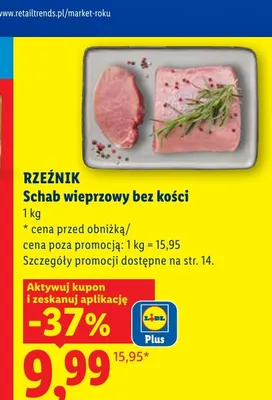 Schab wieprzowy bez kości Rzeźnik promocja w Lidl