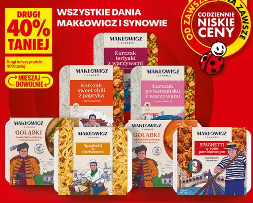 Danie Kurczak teriyaki z warzywami Makłowicz I Synowie promocja w Biedronka